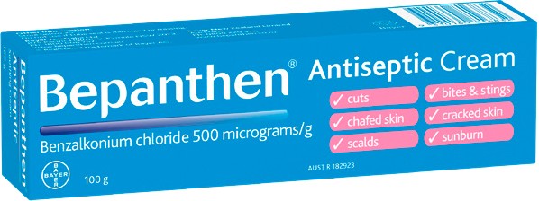 Bepanthen Antiseptic Soothing Cream Tube 100g