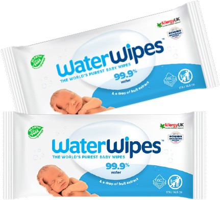 WaterWipes Baby Wipes 60 Pack
