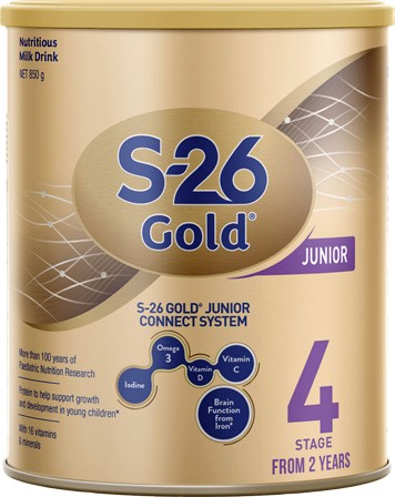 S-26 Gold Toddler Stage 3 or Junior Stage 4 850g