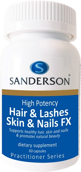 Sanderson Hair & Lashes Skin & Nails FX 60s