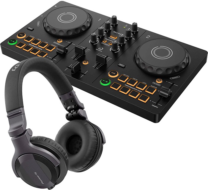 AlphaTheta DDJ-FLX2 DJ Controller & Headphone