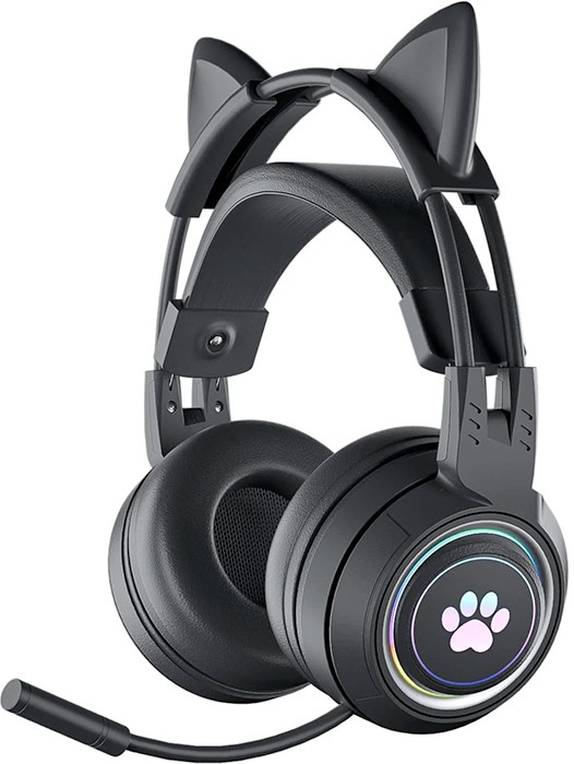 PowerPlay Cat RGB Gaming Headset - Black