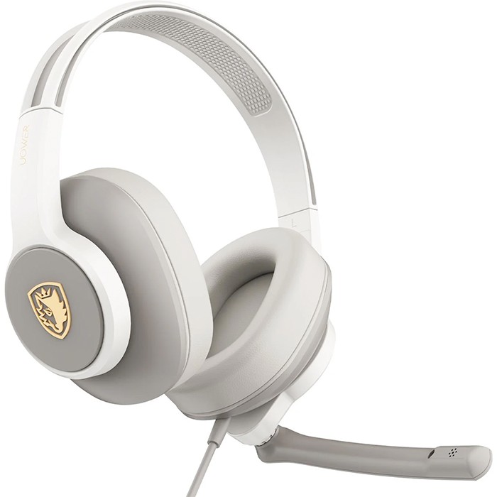 Sades Upower Wired Gaming Headset - White