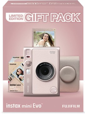 Fujifilm Instax Mini Evo Xmas Gift Pack 25 - Rose
