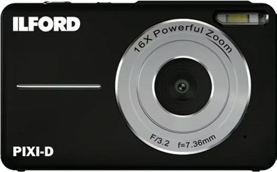 Ilford Pixi-D Compact Digital Camera - Black