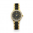 Elite-Gold-Tone-Crystal-Set-Watch Sale