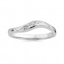 Sterling-Silver-Cubic-Zirconia-Wave-Ring Sale