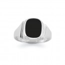 Gents-Onyx-Ring-in-Sterling-Silver Sale