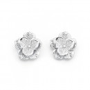 Sterling-Silver-Flower-Studs Sale