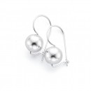 Sterling-Silver-10mm-Euroball-Earrings Sale