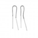 Sterling-Silver-Thread-Earrings Sale