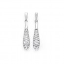 Sterling-Silver-Cubic-Zirconia-Earrings Sale