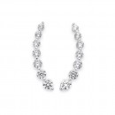 Sterling-Silver-Cubic-Zirconia-Ear-Climbers Sale