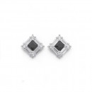 Sterling-Silver-Cubic-Zirconia-Earrings Sale