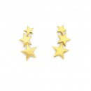 9ct-Shooting-Stars-Studs Sale