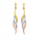 9ct-Tri-Tone-Drop-Earrings Sale