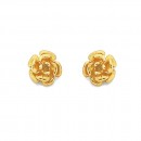 9ct-Rose-Flower-Studs Sale