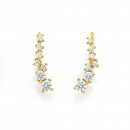 9ct-Cubic-Zirconia-Ear-Climbers Sale