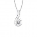 Sterling-Silver-Cubic-Zirconia-Drop-Pendant Sale