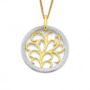 9ct-Two-Tone-Tree-Pendant Sale