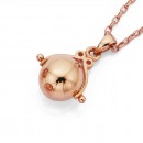 9ct-Rose-Gold-10mm-Spinner-Ball-Pendant Sale