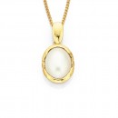 9ct-Mape-Pearl-Pendant Sale