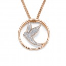 9ct-Rose-Gold-Diamond-Set-Pendant Sale