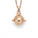 9ct-Rose-Gold-Diamond-Ball-Pendant Sale