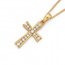 9ct-Diamond-Cross-Total-Diamond-Weight25ct Sale