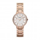 Fossil-Ladies-Virginia-Rose-Gold-Tone-Stone-Set-Bezel Sale