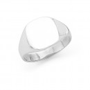 Sterling-Silver-Gents-Plain-Signet-Ring Sale