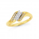 9ct-Diamond-Set-Twist-Ring Sale