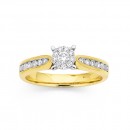 9ct-Diamond-Ring Sale