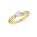 9ct-Diamond-Cluster-Ring Sale