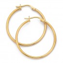 9ct-Hoops-25mm Sale