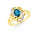 9ct-London-Blue-Topaz-Diamond-Ring Sale