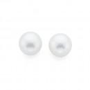 Sterling-Silver-10mm-Feshwater-Pearl-Studs Sale