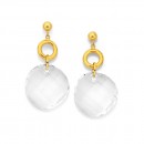 9ct-Swarovski-Crystal-18mm-Circles-Earrings Sale