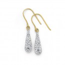 9ct-Crystal-Teardrop-Earrings Sale