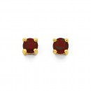 9ct-Garnet-Studs Sale