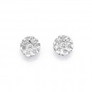 9ct-Diamond-Set-Earrings Sale