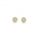 9ct-Diamond-Cluster-Earrings Sale