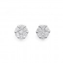 9ct-White-Gold-Diamond-Studs-Total-Diamond-Weight25ct Sale