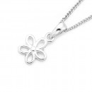 Flower-Pendant-in-Sterling-Silver Sale