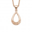 9ct-Rose-Gold-Crystal-Pendant Sale