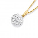 9ct-Crystal-10mm-Ball-Pendant Sale