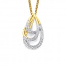 9ct-Diamond-Set-Pendant Sale