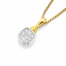 9ct-Gold-Diamond-Set-Pendant Sale