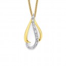 9ct-Diamond-Set-Pendant Sale