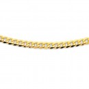 9ct-45cm-Bevelled-Cuban-Link-Chain Sale